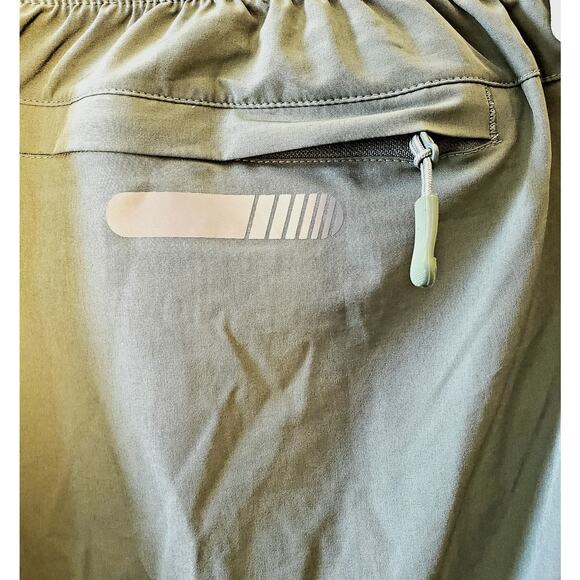 Northyard Army Green Running Gym Shorts Quick Dry Athletic Zip Pockets Men’s XL - Picture 6 of 12